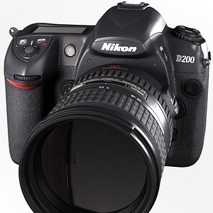 3dsmax nikon d200 camera