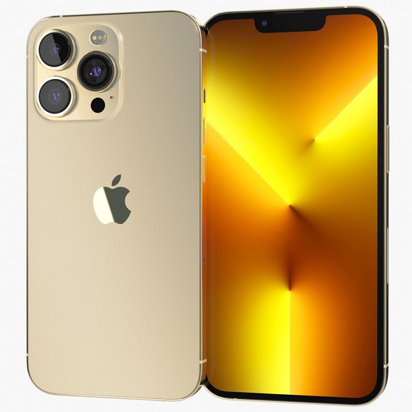 3D model Apple iPhone 13 Pro Gold