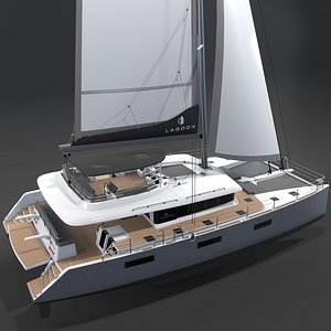 Lagoon 620 Essence Catamaran 3D