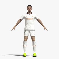 T-Pose Rigged Phil Foden Manchester City 23-24
