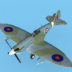 Supermarine Spitfire MkXII V02 3D