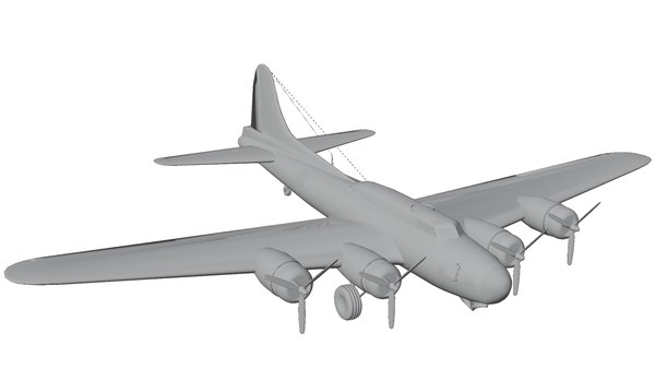 Boeing B-17 Flying Fortress 3D Models For Download | TurboSquid