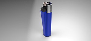 clipper lighter 3d model