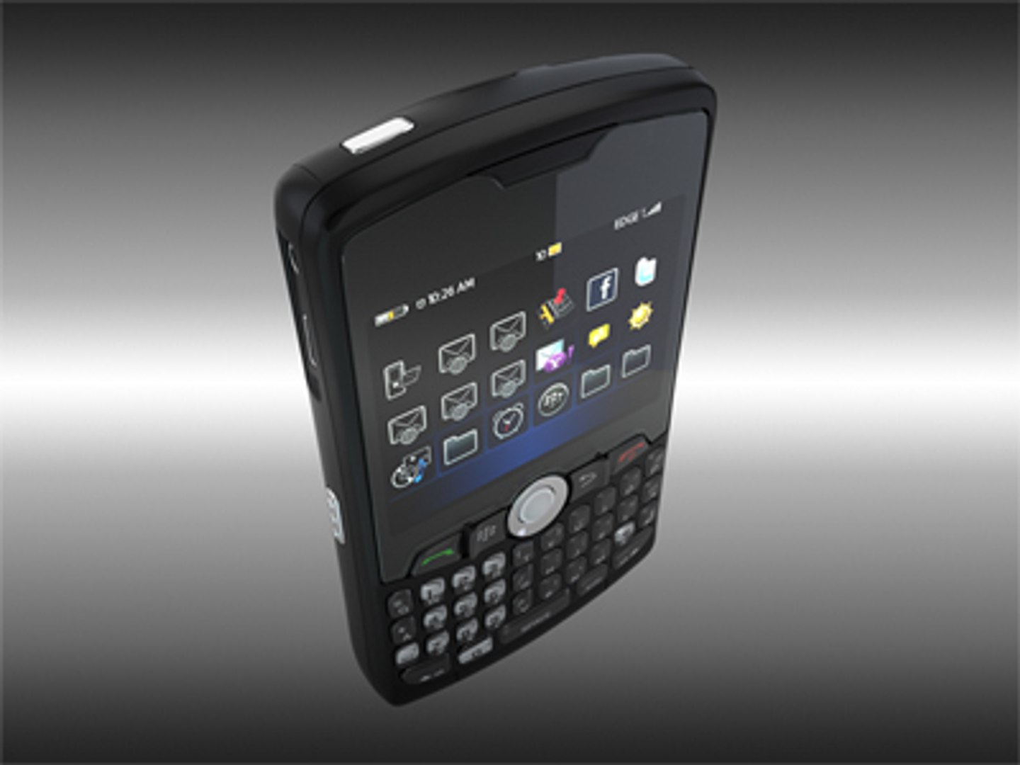 3d Blackberry 8330 Lighting Setup