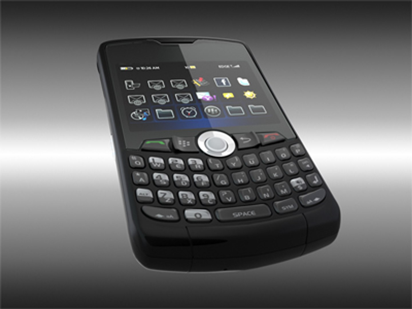 3d Blackberry 8330 Lighting Setup