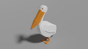 Cartoon Pelican