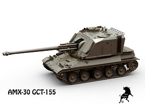 3D auf1 amx-30 tank