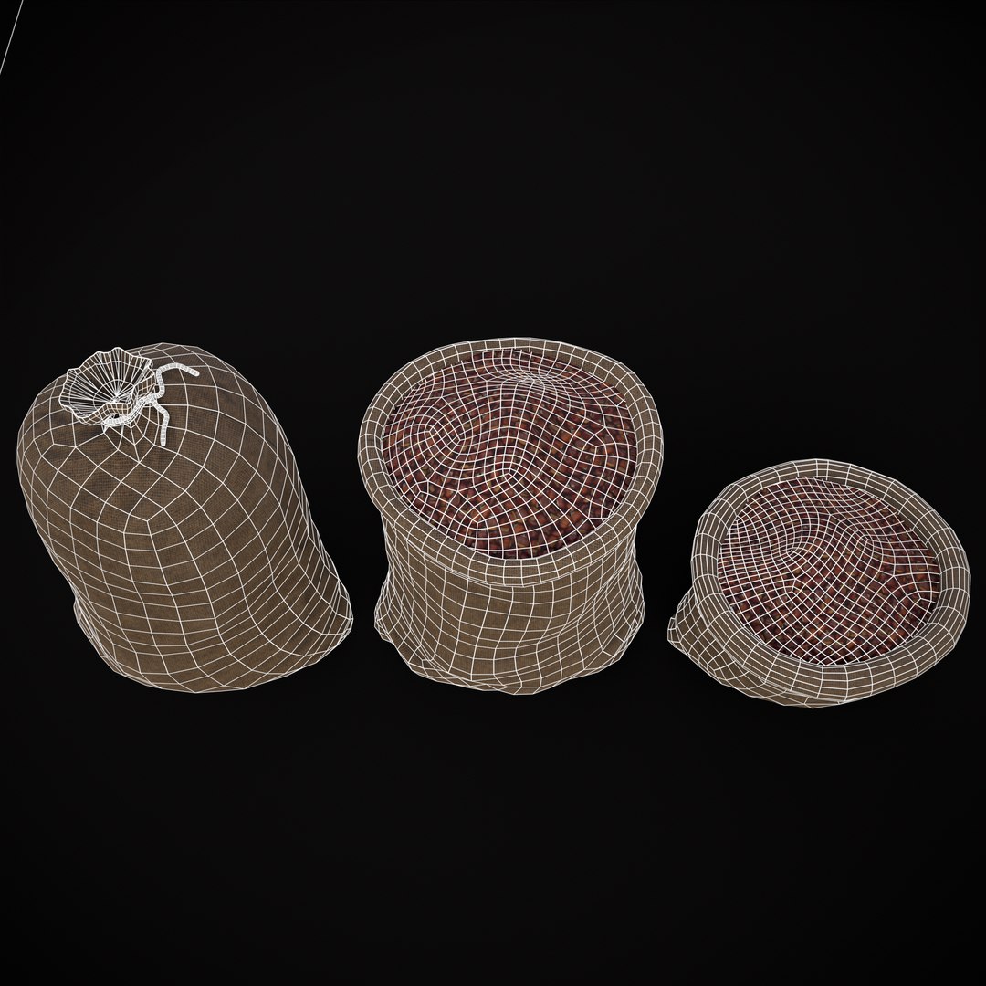 3D Burlap Sacks of Chestnuts https://p.turbosquid.com/ts-thumb/z9/BI0JZm/8X/4/png/1717965021/1920x1080/fit_q87/c79814f10124adaf8f355a09b0c290518159de70/4.jpg
