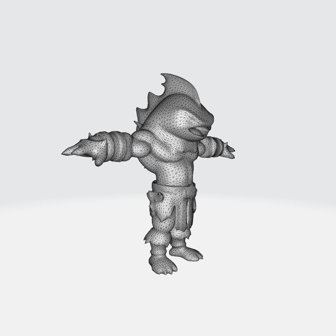 3D Fierce Shark Warrior Model - TurboSquid 2367321