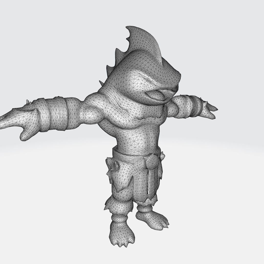 3D Fierce Shark Warrior Model - TurboSquid 2367321