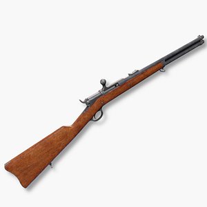 Remington-Keene 1878 Carbine 3D model