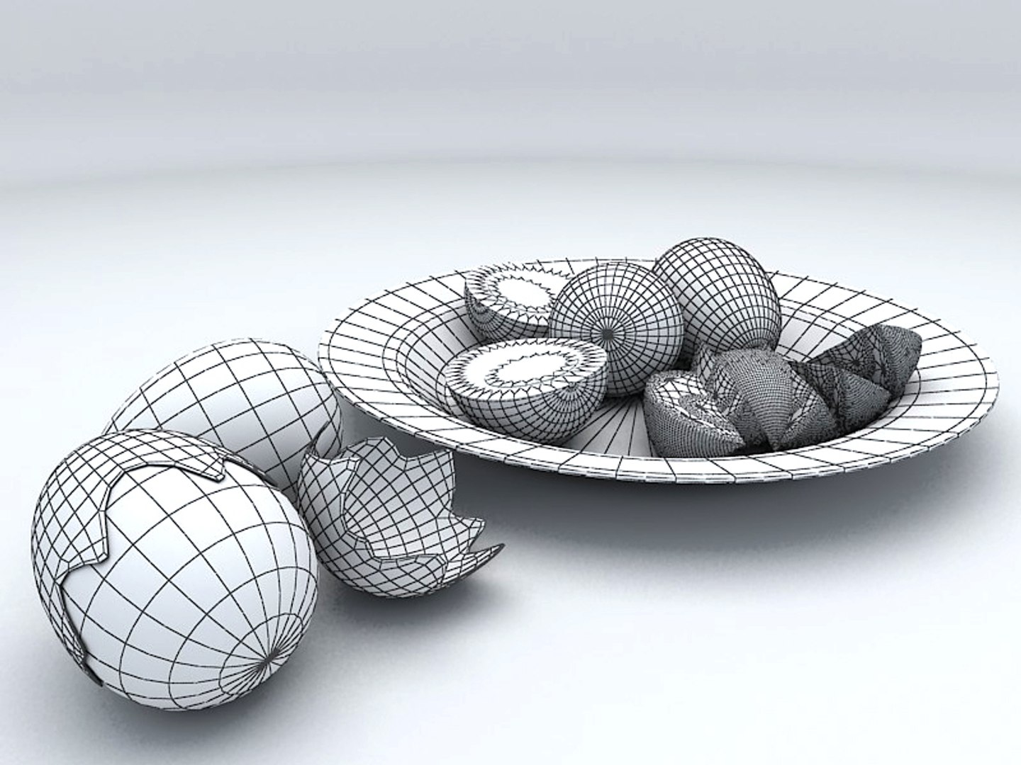 3d Dish Rice
