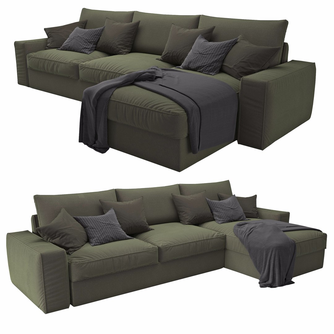 Sofa KIVIK Ikea Model TurboSquid 2017280   22222 