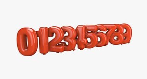 balloon numeral