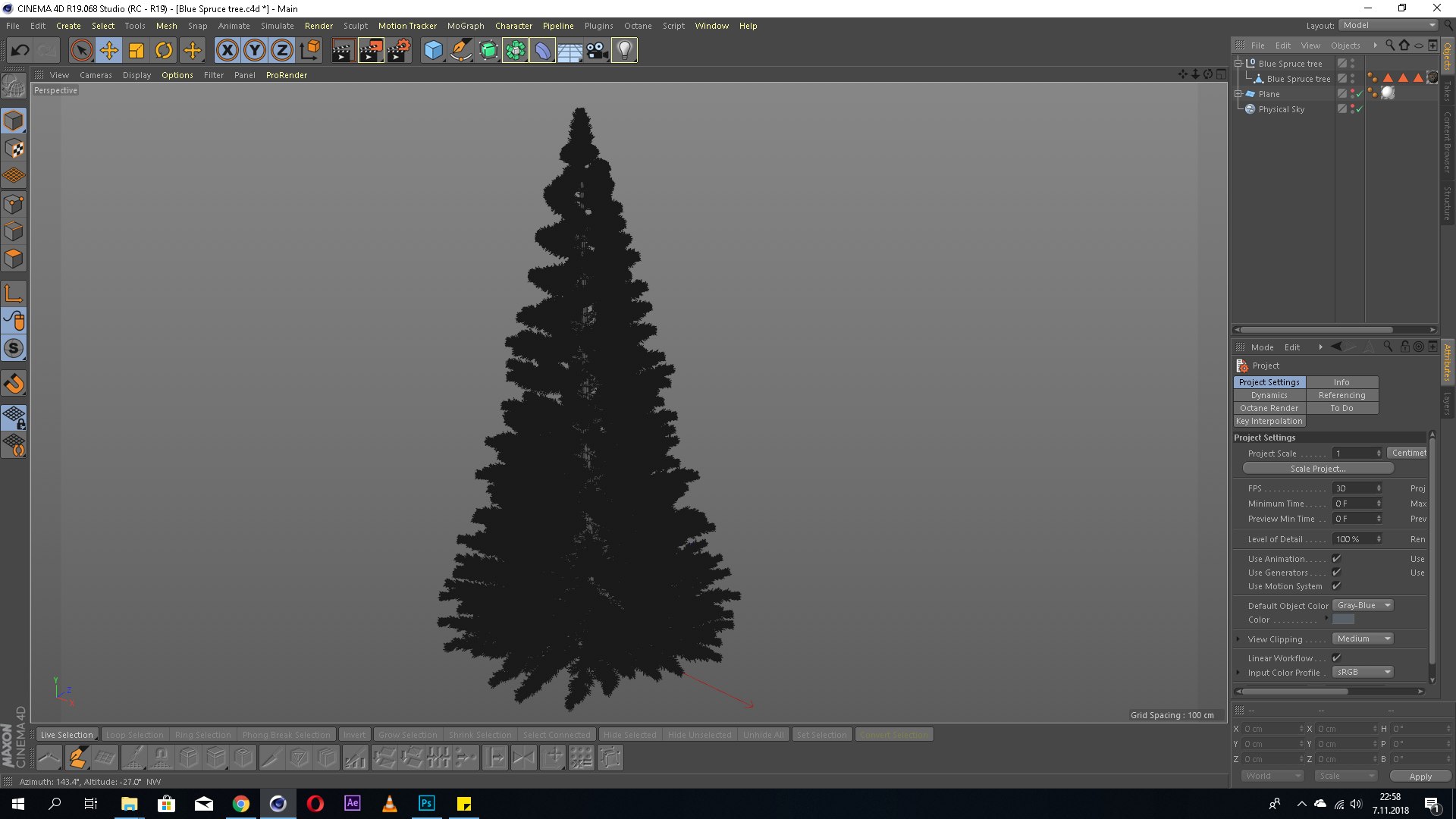 3D blue spruce tree - TurboSquid 1344301