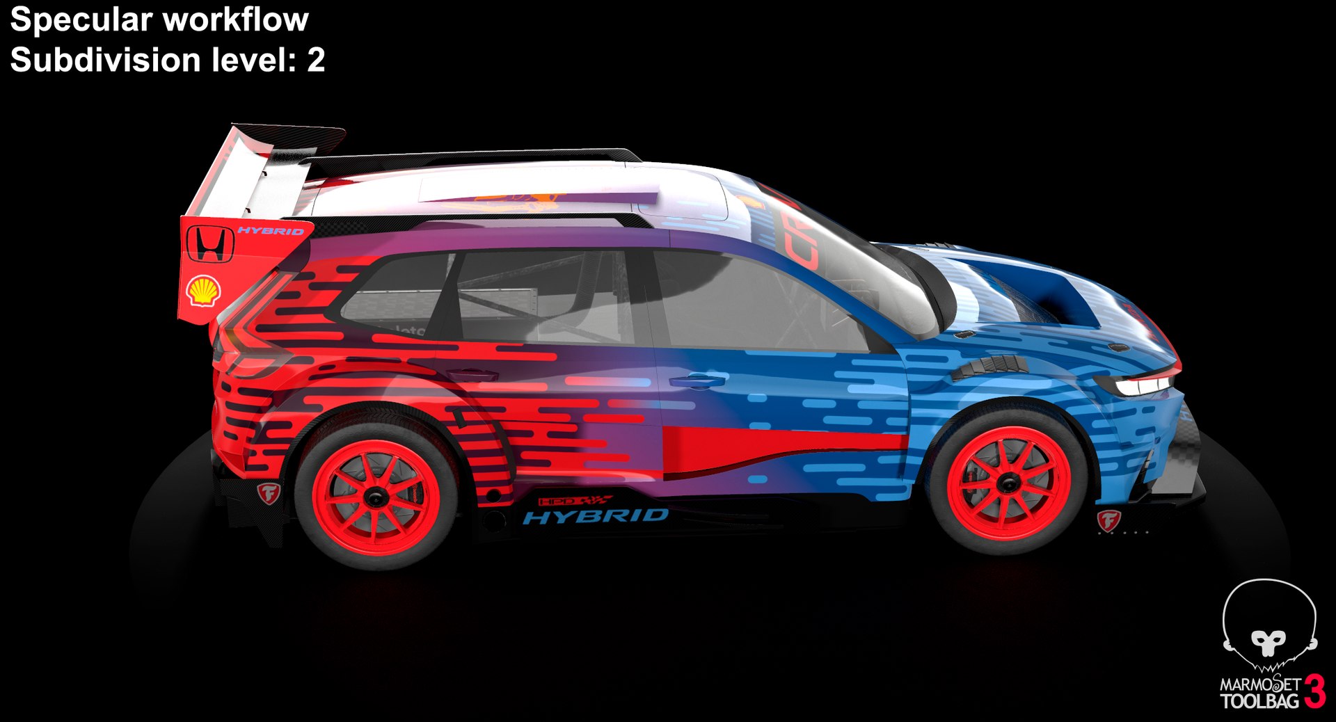 Honda CR-V HYBRID RACER model https://p.turbosquid.com/ts-thumb/z9/LHpPVb/gV/screenshot019/png/1684137602/1920x1080/fit_q87/574442200d7cc1b0126fffbd5737ac4ea5e4ec27/screenshot019.jpg