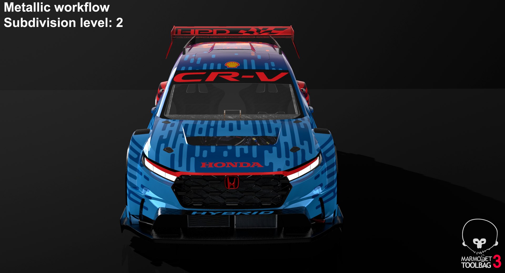 Honda CR-V HYBRID RACER model https://p.turbosquid.com/ts-thumb/z9/LHpPVb/wN/screenshot011/png/1684137597/1920x1080/fit_q87/cfa04fa95f9fcece34734ce4c92aa54932664bfc/screenshot011.jpg