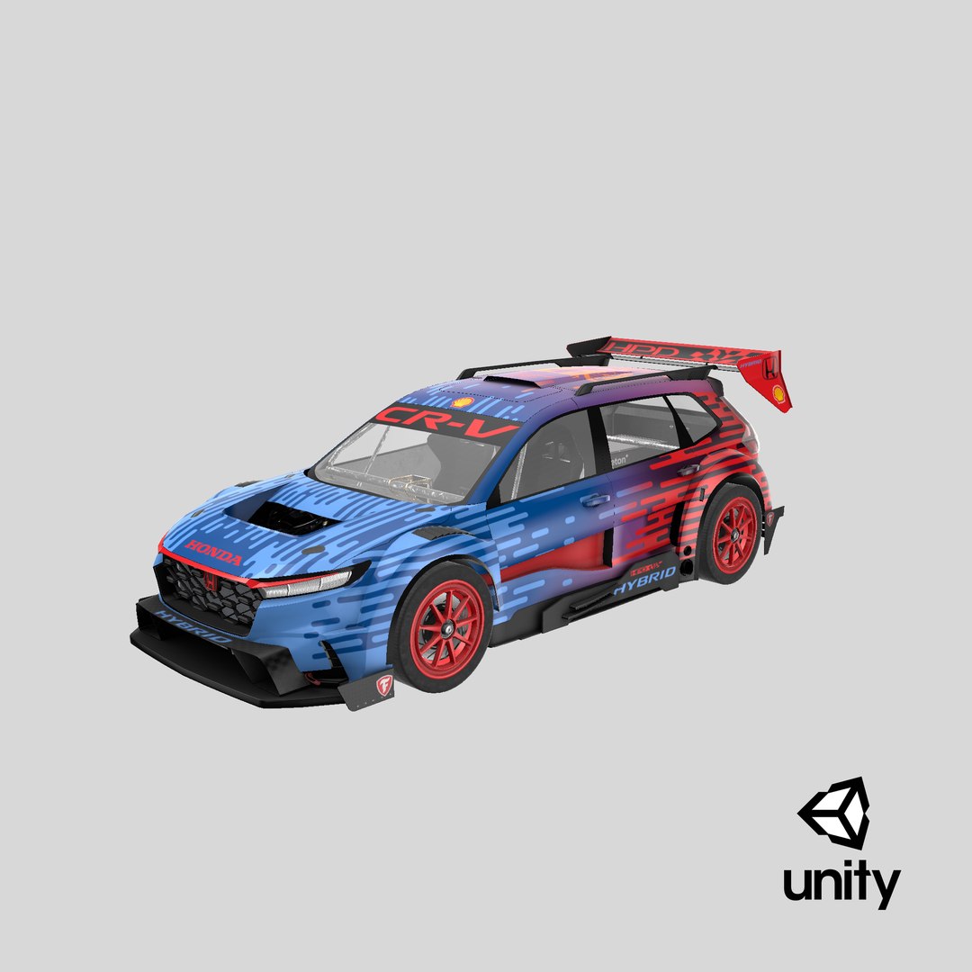 Honda CR-V HYBRID RACER model https://p.turbosquid.com/ts-thumb/z9/LHpPVb/xR/stemcell_unity_render/png/1685540896/1920x1080/fit_q87/a36ba50a690788ab9046f025fb38957f763be09c/stemcell_unity_render.jpg