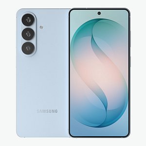 3D Samsung Galaxy S26 Sky Blue