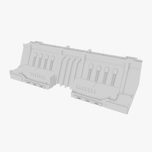 hydroelectric dam 1 3D