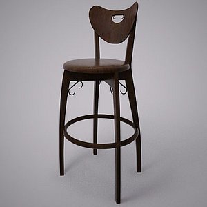 lui 1a bar stool 3d model