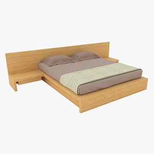 Wooden Double Bed