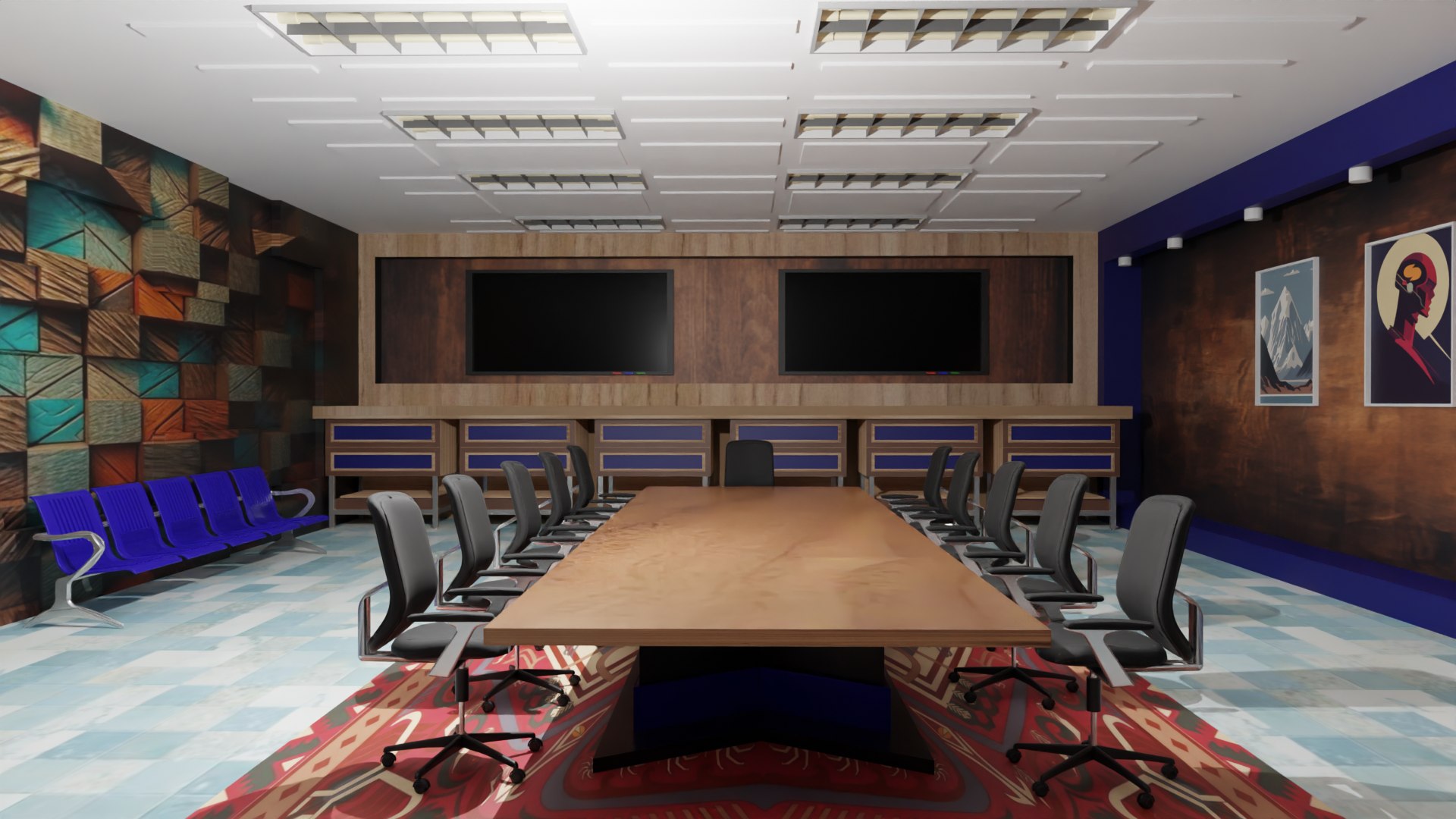 Meeting Room Model - TurboSquid 2164784