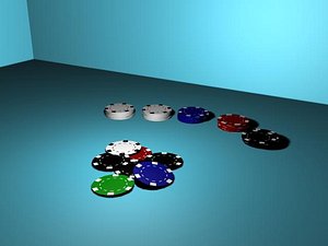 3d scene poker