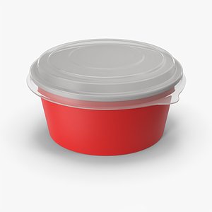 Red Food Cup