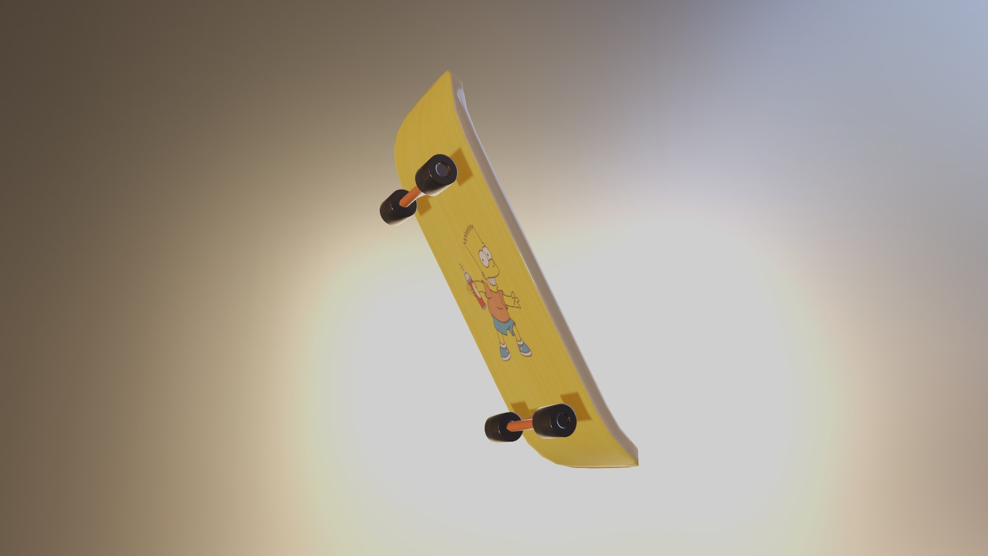 Bart Simpson Skateboard model https://p.turbosquid.com/ts-thumb/z9/iAgHWm/ge/6/png/1698896421/1920x1080/fit_q87/036318300fe03b9274b53f9cb7a1882f4d17d3a9/6.jpg