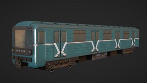 Moscow subway train