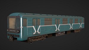 Moscow subway train