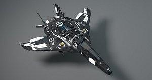 starship viper 3D model