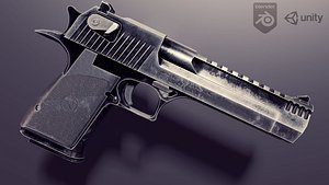 3D model Desert Eagle Low-poly 3D model