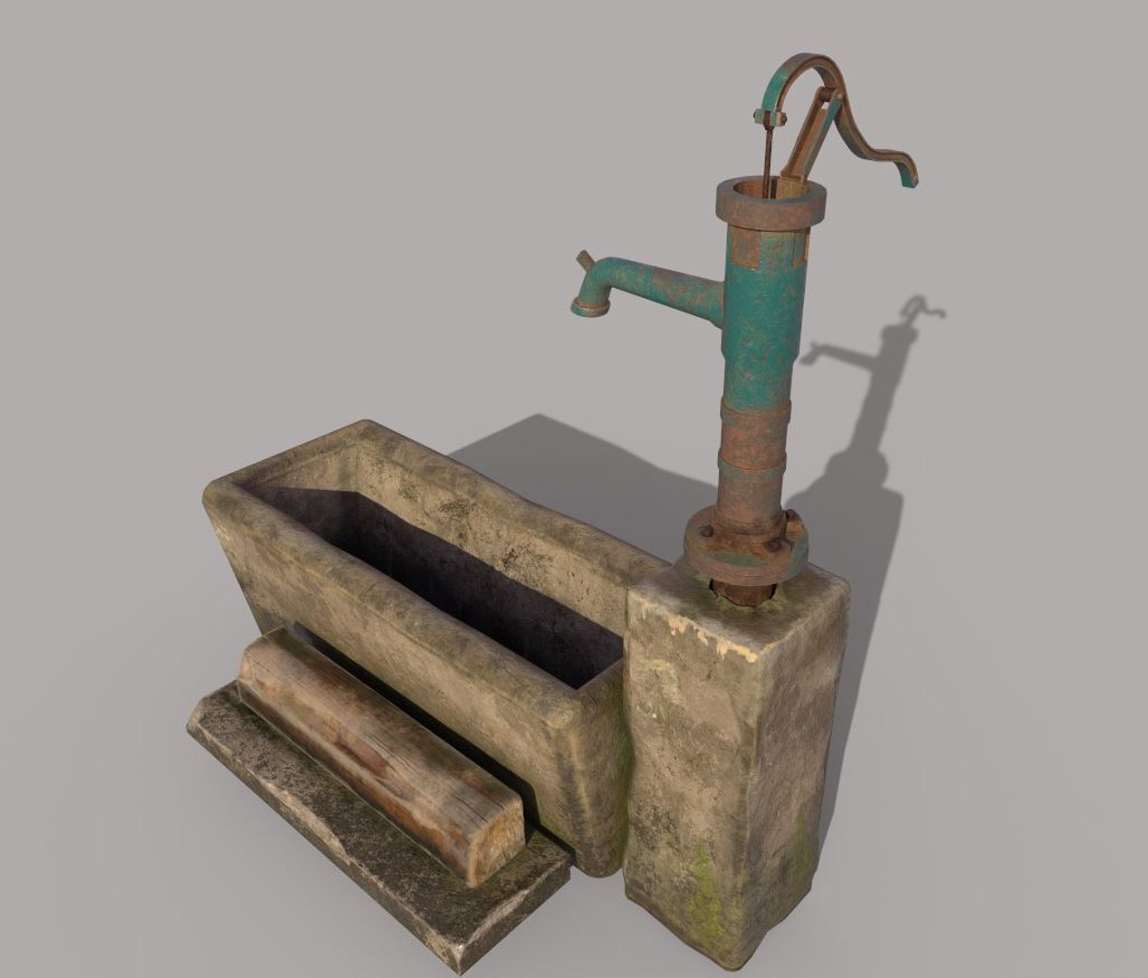 3D Hand Water Pump - TurboSquid 1625445