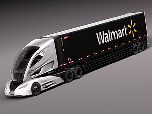 3d 2015 walmart truck model