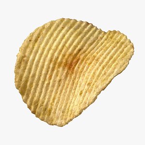 3D Realistic Riffled Chips 02