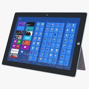 Microsoft Surface 3 Tablet 3D Model
