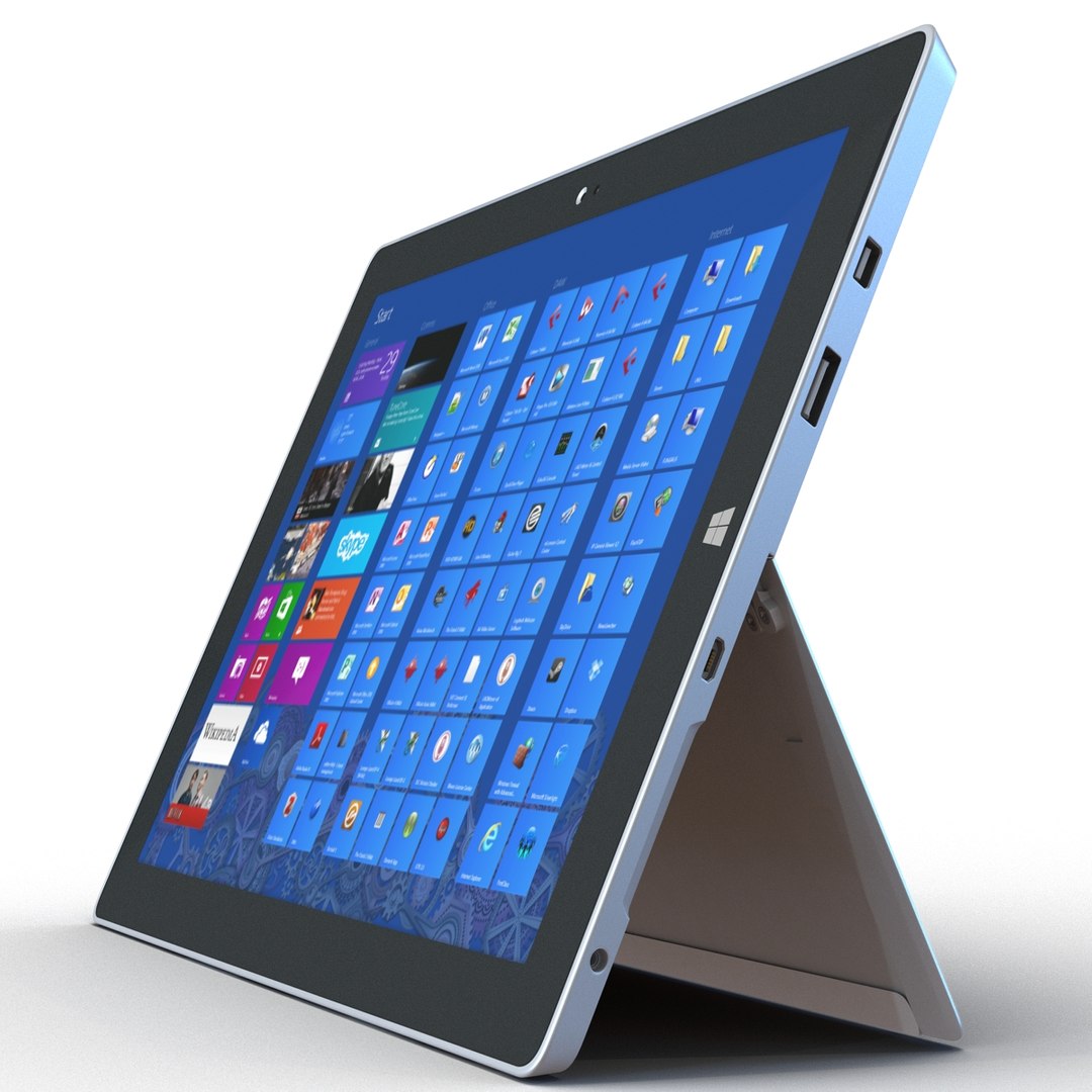 3d Model Microsoft Surface 3 Tablet