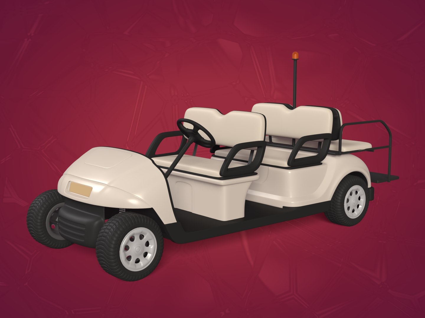 Electric Utility Cart 3D Model TurboSquid 2073482