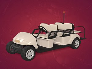 Electric Utility Cart 3D model