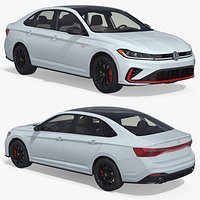 2025 Volkswagen Four Door Sedan Jetta GLI Light Gray Simplified