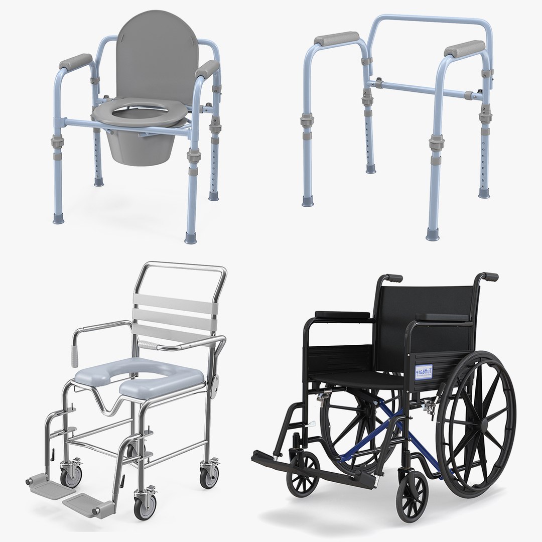 Medical Disability Devices Collection 2 3D model preview