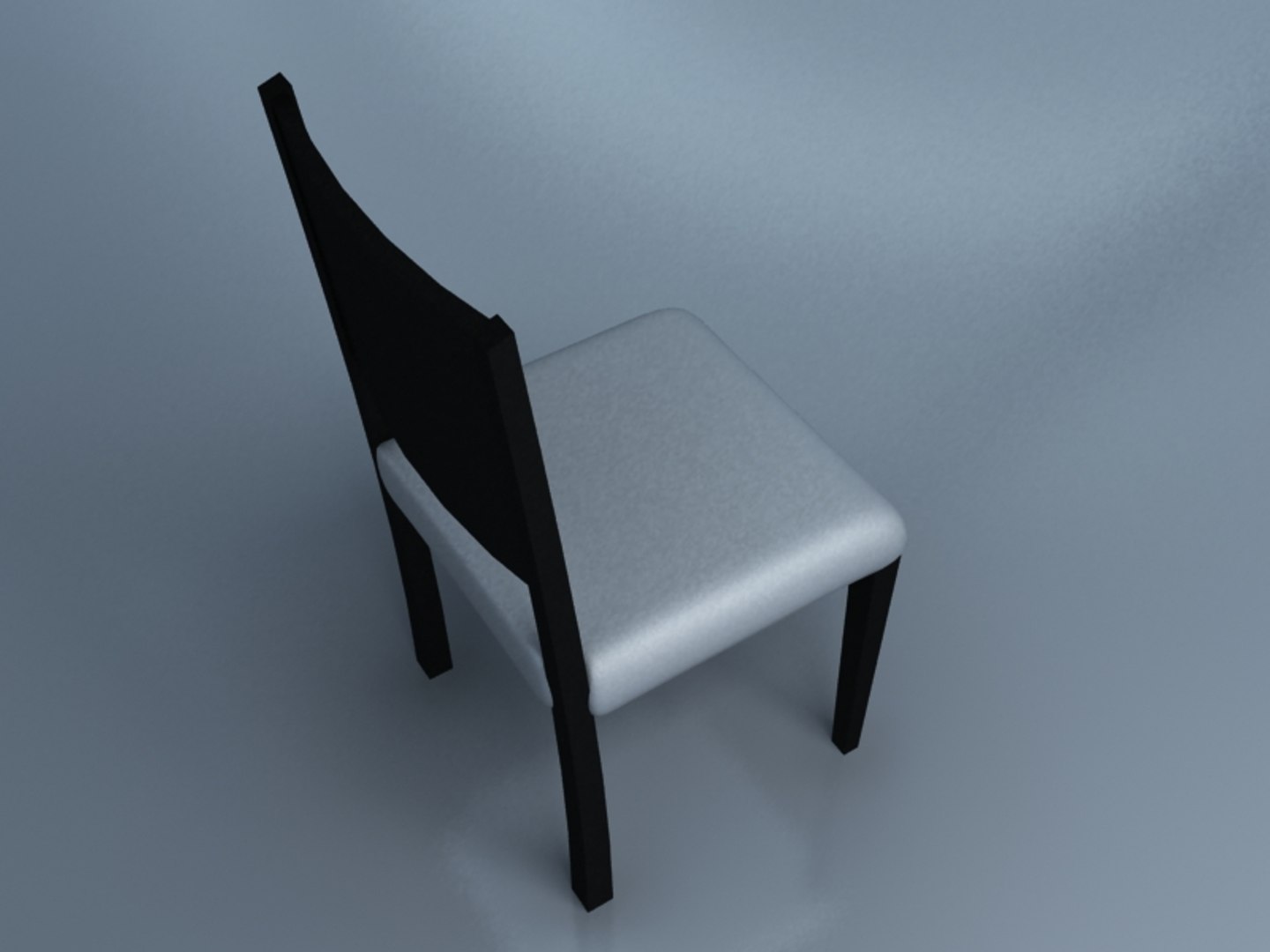 chair simple 3d obj