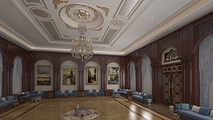 Arabic Majlis 3D Interiors