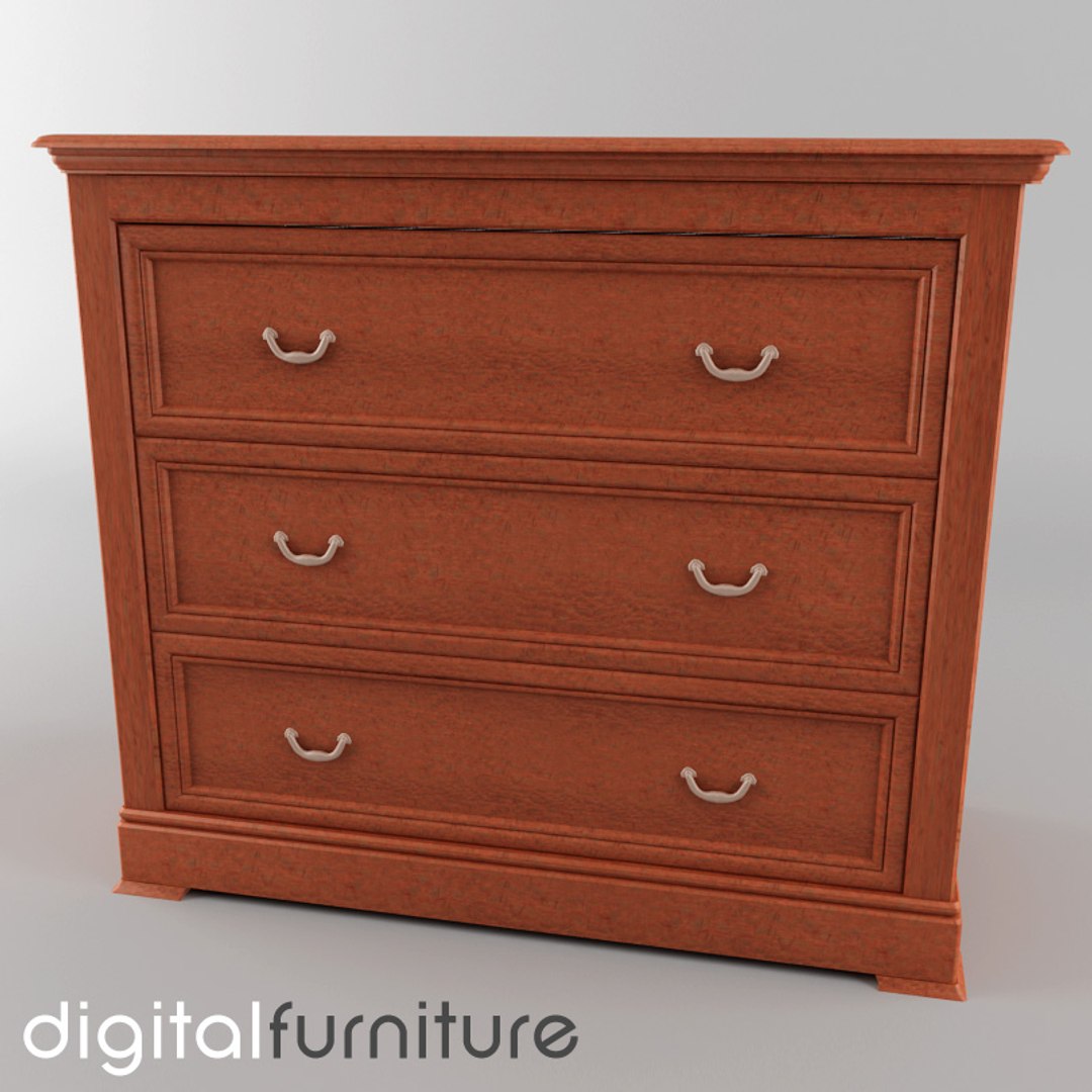 Chest Drawers 3d Model