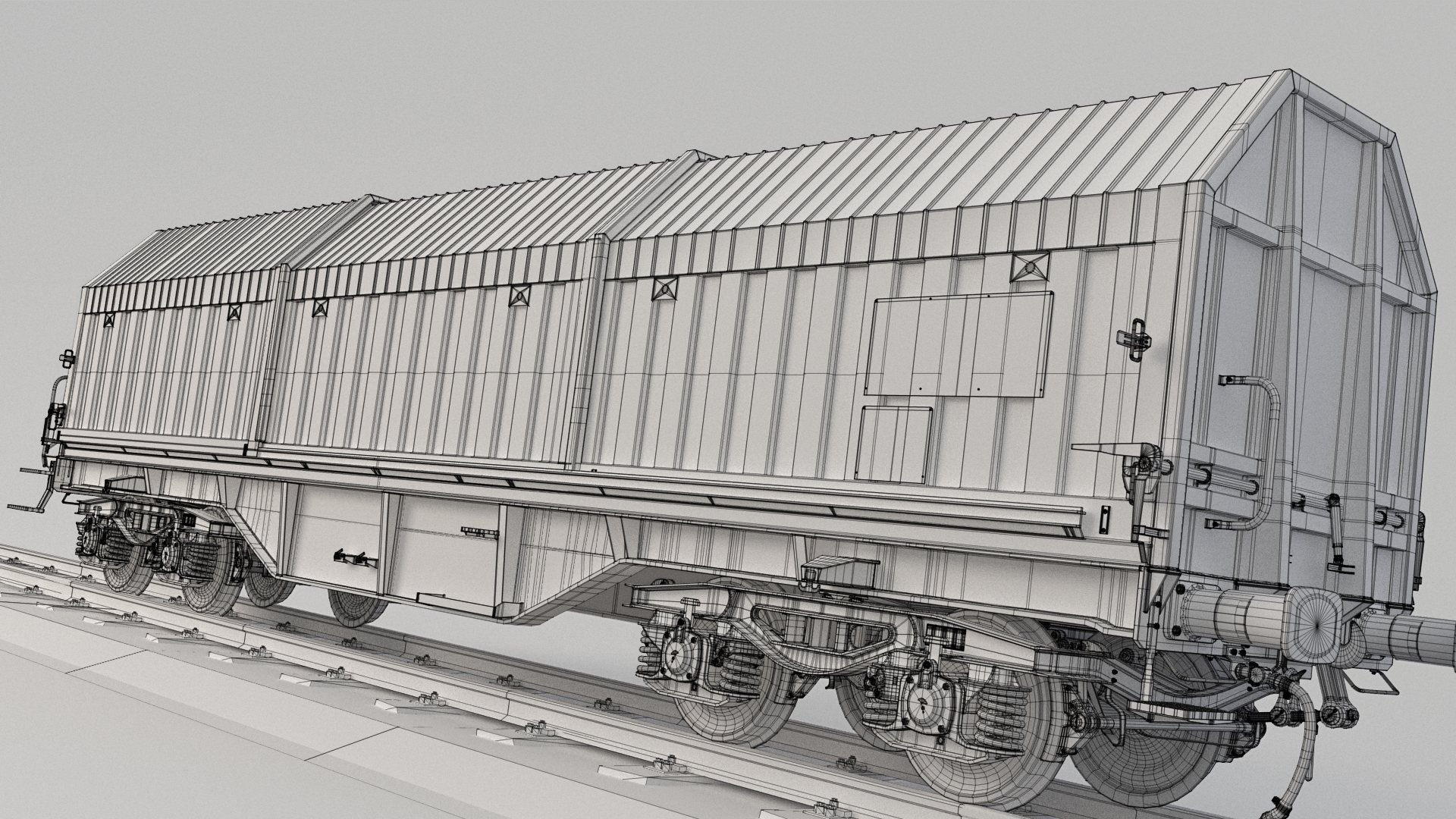 Container train shimmns model - TurboSquid 1524117