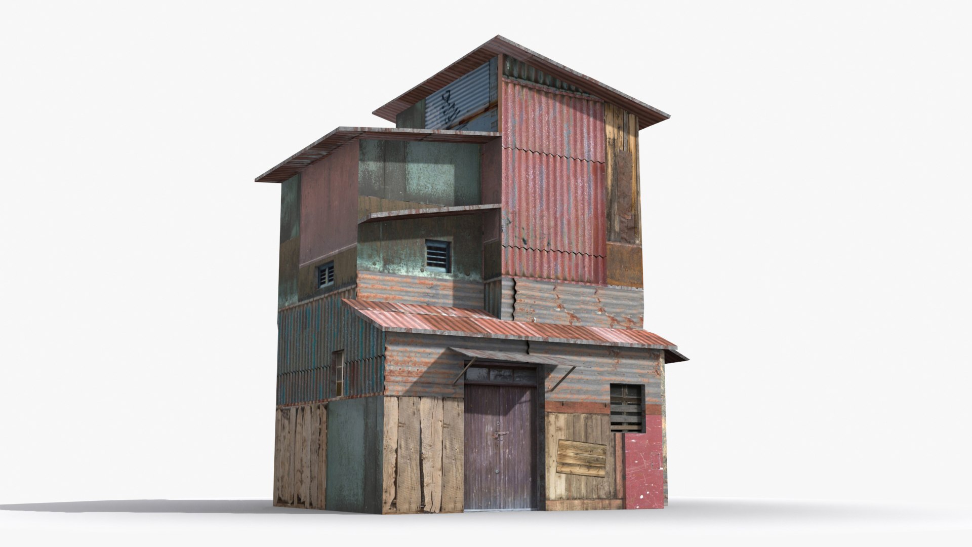 Slum X22 3D Model - TurboSquid 2009613
