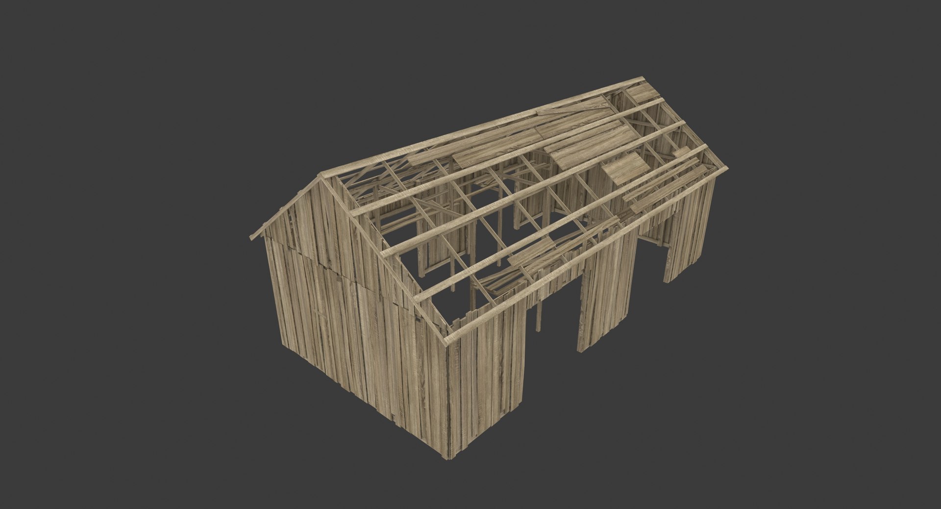 3D Model Wood House - TurboSquid 1269189