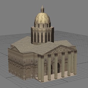 pantheon 3d model